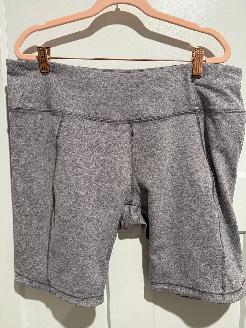 CALIA by Carrie Underwood Light Heather Gray Bike Shorts